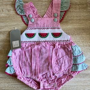 Lil Cactus Watermelon ruffle bubble